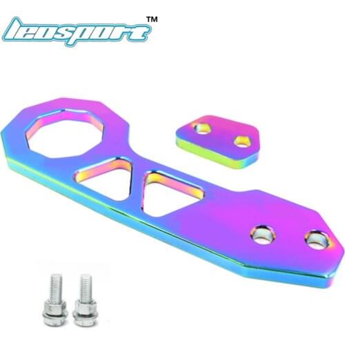 JDM tow hook for password Neochrome for Honda Civic Aluminum Alloy rear tow hook