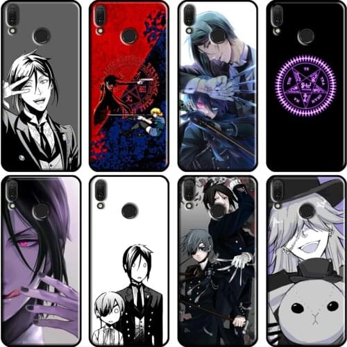 Black Butler Kuroshitsuji Case For Huawei Y3 II Y5 Y7 2017 Y6 Prime 2018 Y9 2019 Y7A Y5P Y6P 2020 Nova 5T 2i Case