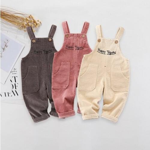 IENENS Baby Kids Girl Loose Jeans Overalls Trousers Toddler Infant Girls Denim Dungarees Children Jumpsuit Long Pants 1-3Y
