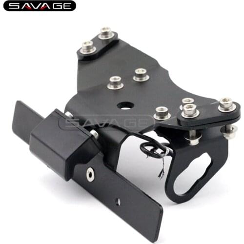 For KAWASAKI NINJA 650R/400R ER-6N ER-6F ER6N ER6F Motorcycle Tail Tidy Fender Eliminator License Plate Holder LED Light