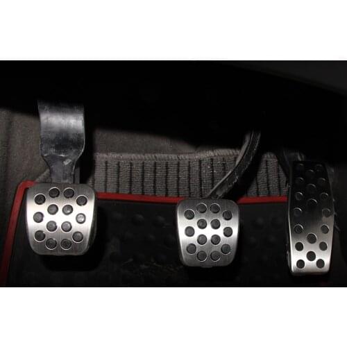 Stainless Steel Pedal Pads Cover MT AT for Chevrolet Cruze sedan hatchback OPEL Mokka 2013-2015 ASTRA J Insignia, car Styling