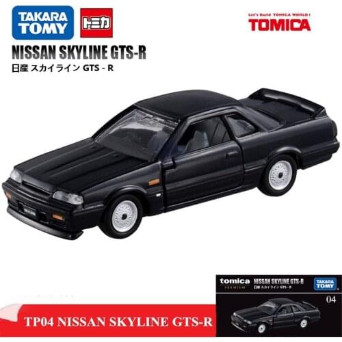 Original Tomy Mini TP04 Simulation Car Black Boxed Model Alloy Metal Diecast Vehicle Gift toys for Children Baby 131830