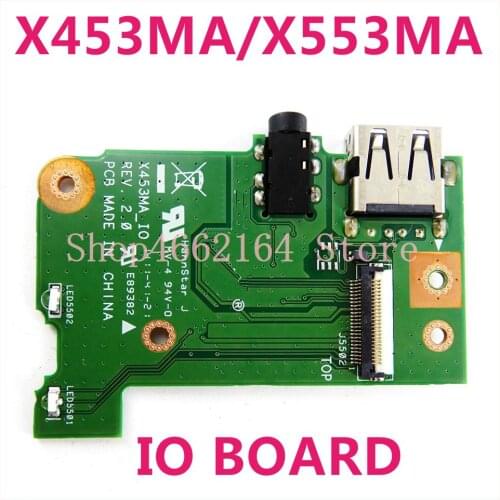 X453MA IO REV 2.0 For Asus X453MA X403M F453M X553MA X503MA F553MA X503M F553M Laptop Audio USB IO Board Interface Board