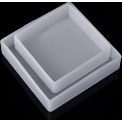 Silicone Mold DIY Square Rectangle Exopy Dried flowers Insect specimens Resin Mirror Crafts Jewelry Decoration