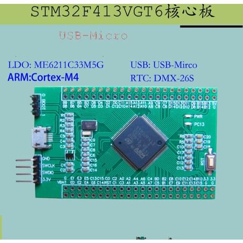 Stm32f413vgt6 Core Board High Capacity Microcontroller F413 High Performance Evaluation Board