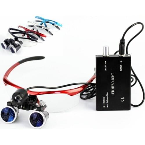 1 Set Dental Loupe 2.5X/3.5 Dental Lab Medical Loupe Magnification Binocular Dental Magnifier Surgery Surgical Magnifier