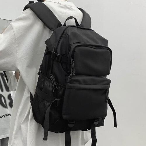 Men Backpack Large Capacity Travel Backpack School Bag For Teenager Boy Backbag Male Casual Rucksack College Student Bag