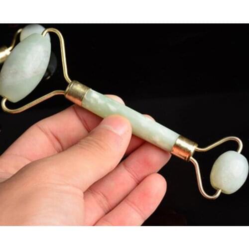 High Quality Jape Roller Natural Jape Facial Beauty Massage Tool Jade Roller Face Thin Massager For Sale