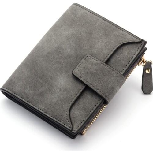Women Wallets Cards Holders Luxury Brand Wallets Designer Purse 2021 Leather Women Wallet Hasp Small and Slim Coin Pocket Purse