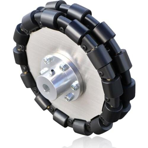 6 Inch,152mm Double Stainless Steel Omni Wheel, Robot Car Parts