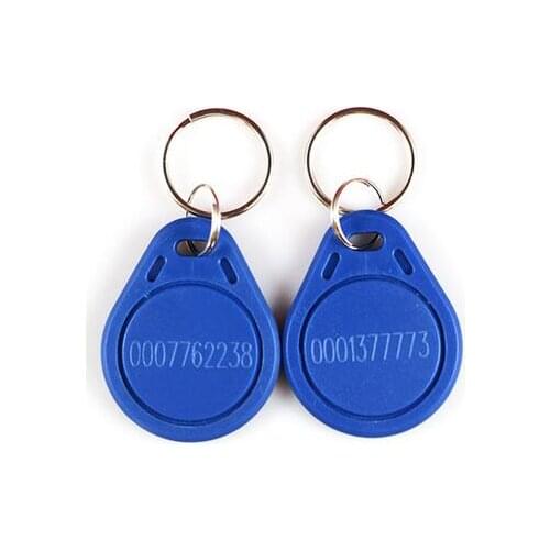 100pcs RF proximity EM card key fob,125kHz 3# tags,size:41X32X4 mm, shape card,keyfob tags