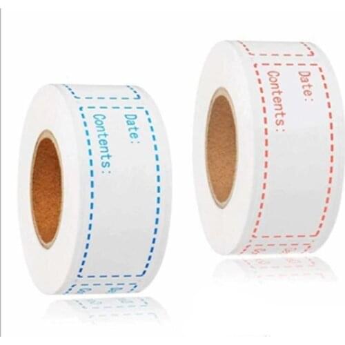 150pcs Removable Sticker DIY Food Storage Label Sticker Adhesive Waterproof Refrigerator Freezer Label Sticker Date Sticker