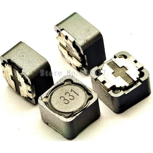 50PCS/LOT Shielded inductor 12 * 12 * 7 330UH SMD power inductors printing 331 CD127