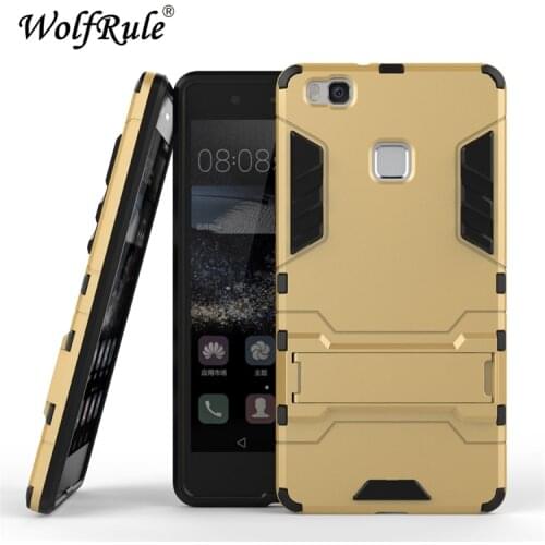 For Cover Huawei P9 lite Case for Huawei P9 lite Silicone Rubber Robot Armor Hard Back Phone Cover Case for Huawei P9 lite 2016