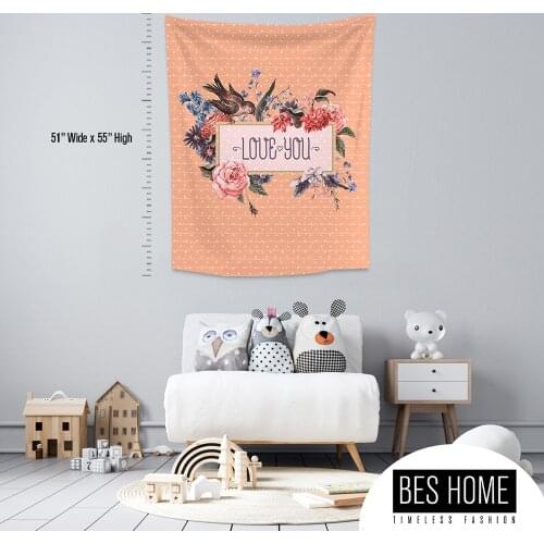 Kids room Decor, Nursery, Fabric Wall Hanging,Tapestry, Textile Wall Hang, Wall Decoration, nursery Tapestry,Wall Art