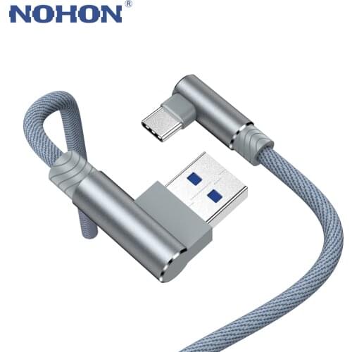 90 L USB Type C Cable For Samsung S20 S10 Plus Xiaomi Fast Charging Wire Cord USB-C Charger Mobile Phone USBC Type-c Cable 3m