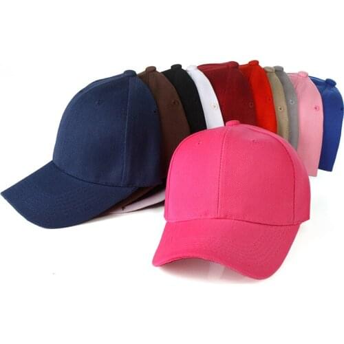 Men Women Plain Curved Sun Visor Baseball Cap Hat Solid Color Fashion Masculin Snapback Casquette Adjustable Caps Bone dad