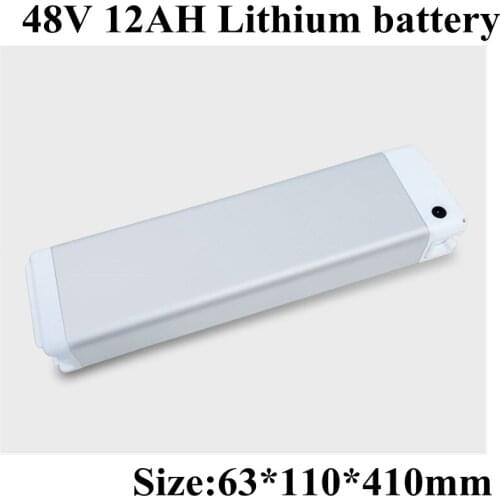 48V 12Ah Lithium Battery Pack for E-motorcycle Electric Bike Fat Tire Mountian Electric Bike Fat Electric Bicycle+3A Charger
