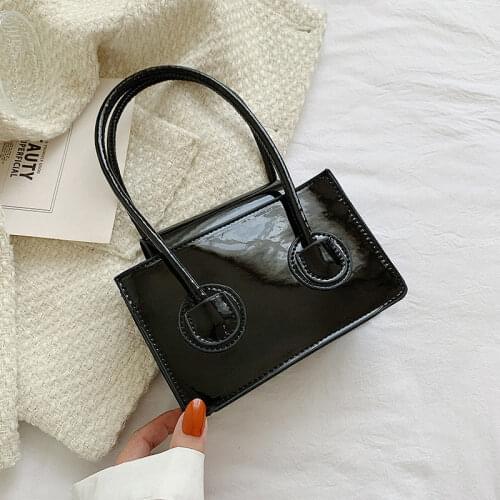 Summer Fashion Solid Color Handbags For Women Designer High Quality Small Soft Leather Shoulder Bag Square Female Crossbody Bag