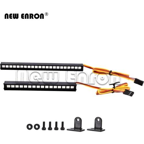 Metal 16LED/22LED Multiple lighting Mode Roof Lamp Light Bar for 1/10 RC Crawler Car Parts Axial SCX10 90046 D90 Traxxas TRX4