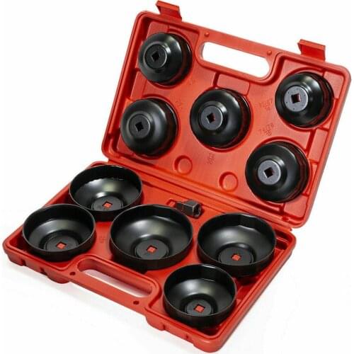 15PCS Oil Filter Wrench 65mm Removal Cap Wrench Socket Set Auto Repair Tool for Toyota VW Mercedes Audi Honda Ford Nissan Tools