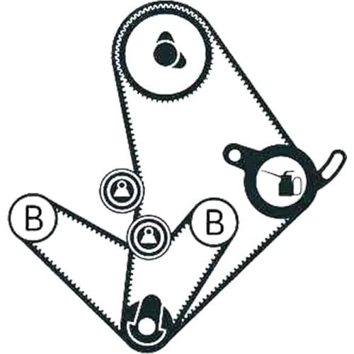 CAR idler 2004-2016ki ab on go k2500 pre gio belt transition pulley belt idler pulley timing belt tensioner assembly