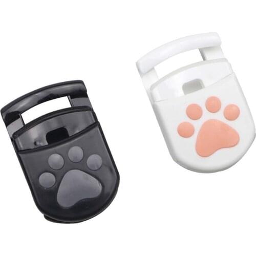 Portable Cute Mini Eyelash Curler Bear Claw Printed Eyelashes Clip Cosmetic Beauty Makeup Tool Accessories