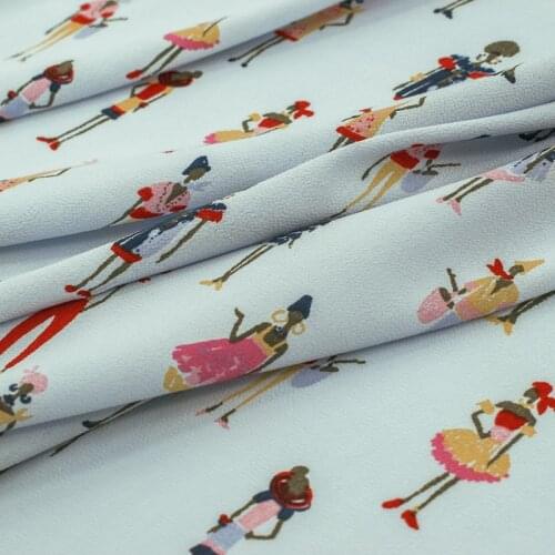 A kinds of cartoon figure cotton linen fabric imprimé sewing telas algodon estampadas ткань au mètre tissu tela for dress DIY