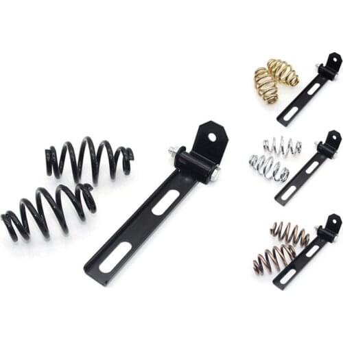 Seat Saddle Seat Bracket With 3 Inch Barrel Spring For -Davidson Dyna Fatboy Sportster Softail Xl1200 Xl883 Bobber Chopper