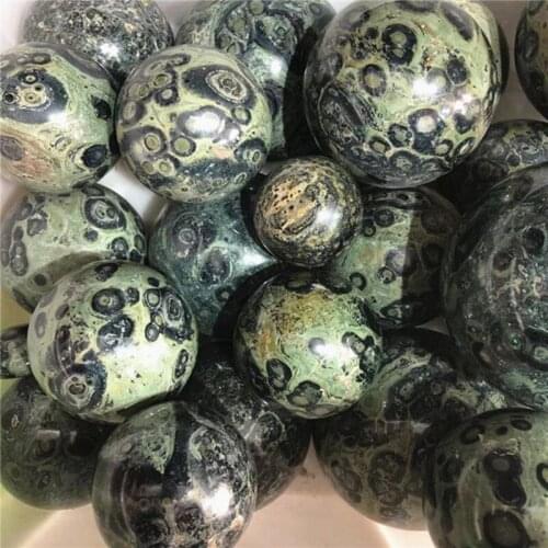 Malachite Eye Ball Natural Stones Quartz Minerals Crystals Gemsstones Healing Reiki Sphere Feng Shui Home Decoration