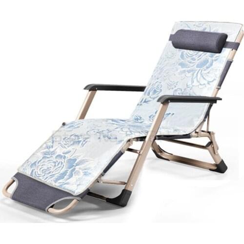 Folding recliner domestic nap bed lunch break balcony leisure armchair portable beach chair