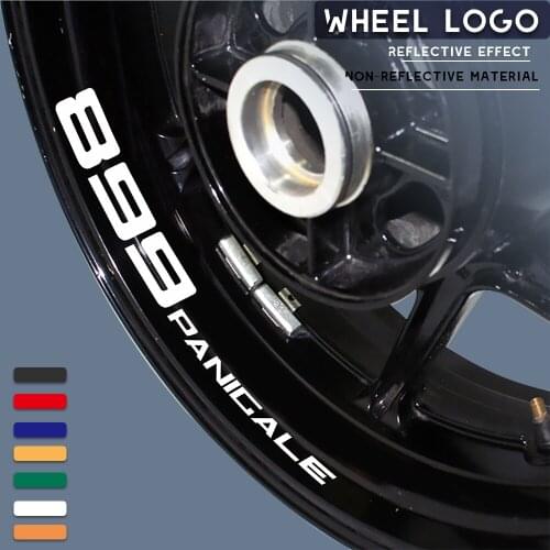 For DUCATI 899 PANICALE Motorcycle Wheel Sticker Reflective Rim Stripe Tape Motorbike Decal Styling Stick