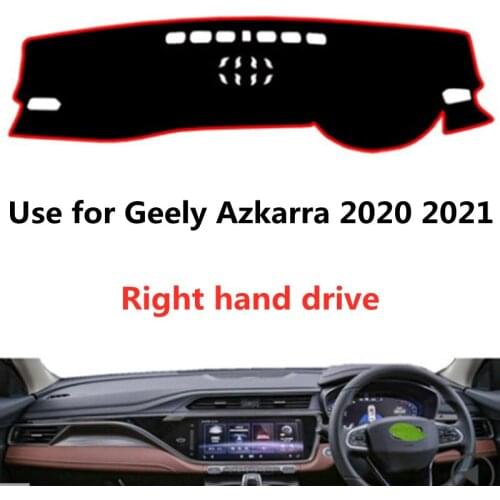 Taijs High Quality Polyester Fibre Right Hand Drive Car Dashboard Cover for Geely Azkarra 2020 2021 Good Selling Dash-mat