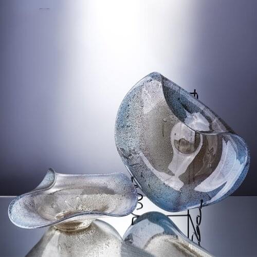 Modern Glass Fruit Plate Living Room Kitchen Plates Home Decor Dishes Creative Nordic Style Home Decorations Dinner Plates