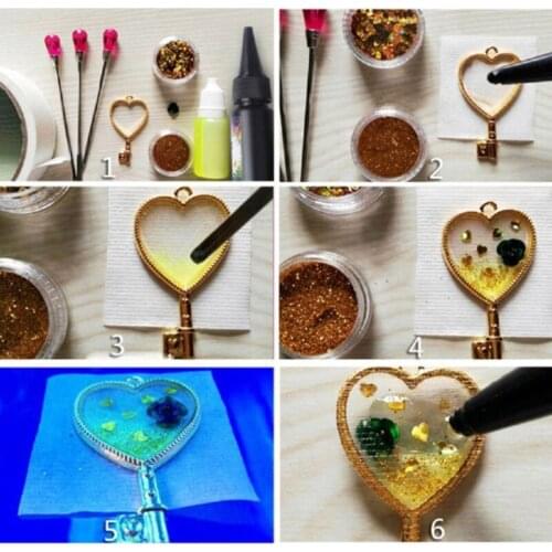 54W UV Dryer UV Resin Fast UV Curing Lamp 30s 60s 90s Timer Nail Art Manicure Gel Dryer USB Charge Jewerly Making Tools HX6E