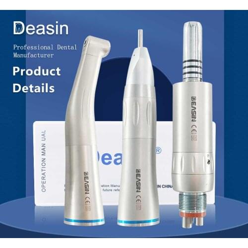 1pcs TI-MAX type Dental low speed handpiece Motor Straight Contra Angle inner spray