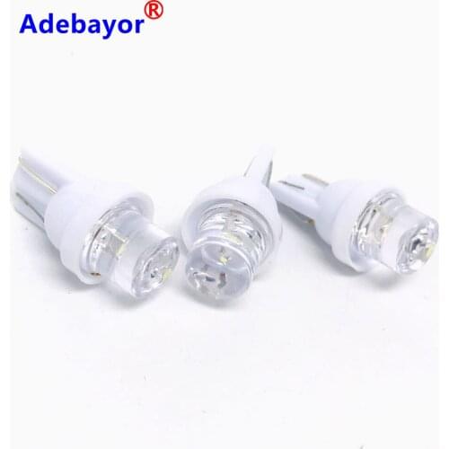 100PCS T10 W5W Car LED 194 168 SMD Wedge Side Light Bulb Lamp 12V DC Boat Truck Lamp White Signal Corner Tail Light