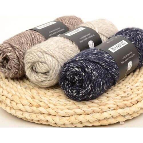 300g Thick Cotton Alpaca Wool Blends Crochet Yarn Hand Knitting DIY Needlework Knitted Wollen Thread Scarf Sweater Cardigan Lana