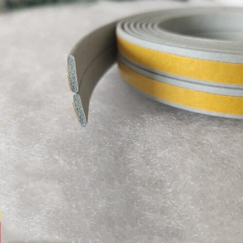 5Meters I Shape Self-adhesive Door Window Sealing Strip Glass Window Anti-collision Rubber Strip Foam Insulation Strip Dustproof