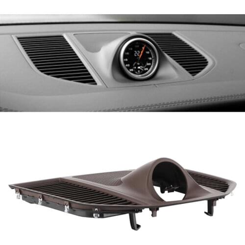 Car styling car gauge protector Dash Clock Cover Brown Quick Installation 95B858189C Fit for Porsche MACAN 2014‑2020