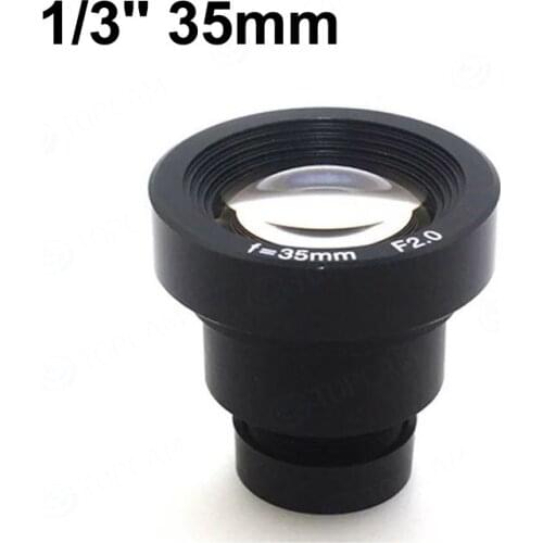 Free Shipping 1/3'' 35mm lens M12 CCTV MTV Board IR Lens for Security CCTV Video Cameras