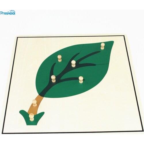 Baby Toy Kids Montessori Leaf Puzzle Animal for Children Wood for Early Childhood Education Preschool Training Learning
