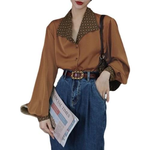 Женские шелковые рубашки DIANRUO China At AliExpress