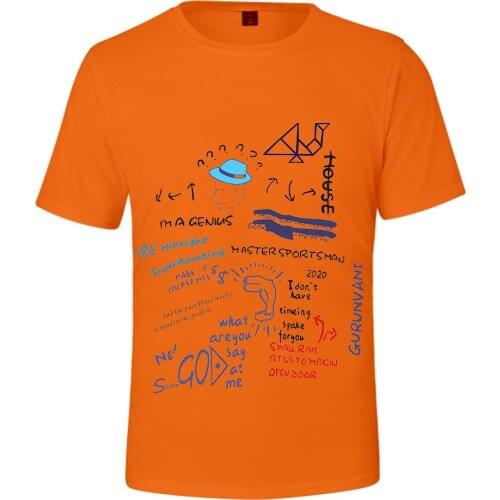 Graffiti Letter Print T Shirts Harajuku Men Women T Shirts Summer Casual Short Sleeve T Shirts Hip Hop Child Adult T-shirts