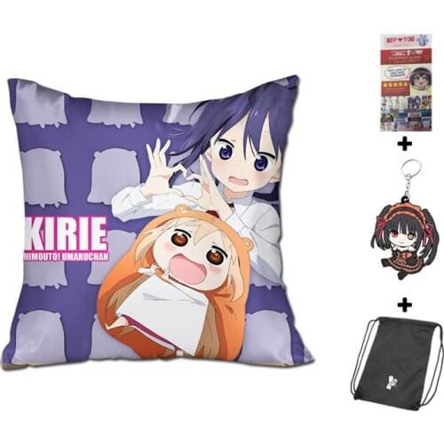 Hobby Express Himouto Umaru Chan 40x40cm Square Anime Dakimakura Throw Pillow Cover GZFONG420