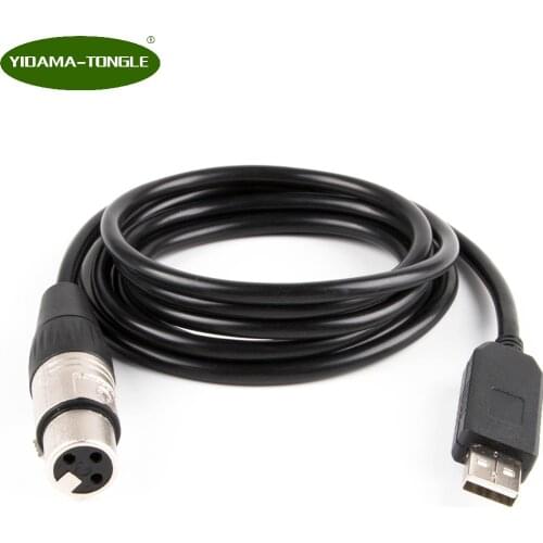 Usb Dmx Controller Cable Dmx Interface Adapter Stage Lighting Disco Light Dj Dmx512 Usb Party Lights Beam Freestyler Cable