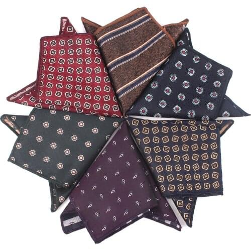 Plaid Jacquard Pocket Square For Men Women Striped Chest Towel Hanky Gentlemen kerchief Mens Suits Handkerchief Pocket Towel