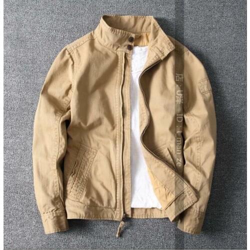 Hot Mens Colorful Multicolor Combat Jackets Military Pockets Outdoor Army Coats Stand Collar Comfortable Simplicity Trend Casual