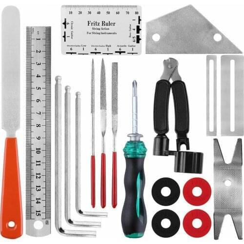 Luthier Guitar Care Kit Repair Maintenance Tools Full Set Guitar Tools