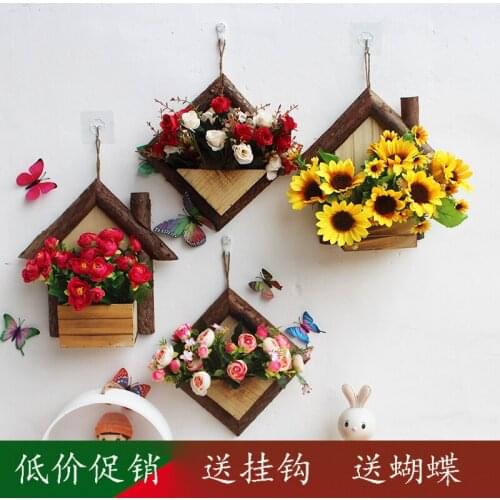 Wall Decoration pendant wall hanging flowerpot creative simple wall ornaments green plant living room indoor dining room